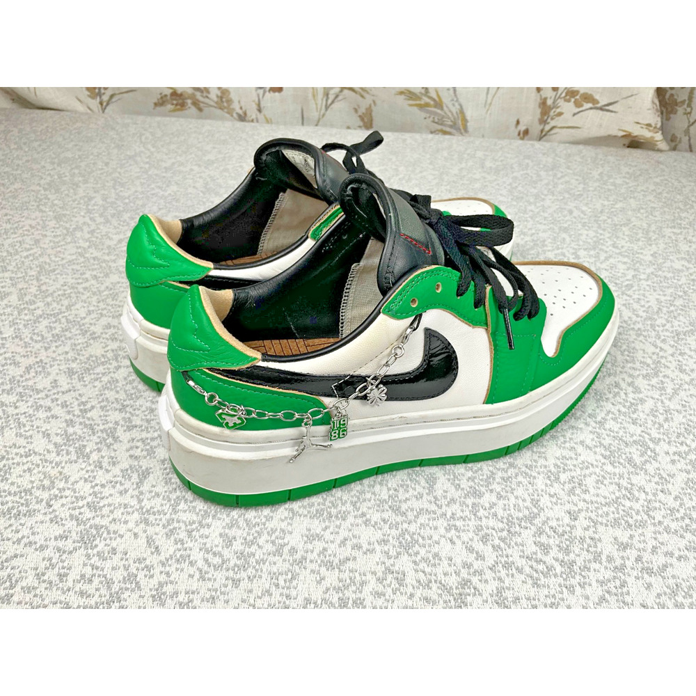 Jordan 1 Elevate Low SE Lucky Green Women's 9 Platform DQ8394-301 Lucky Lows - Picture 4 of 16
